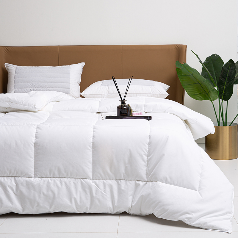 100% Bomuld 300g Fyld Dyne Sommerdyne Quiltet Hvid Dynesæt Fremstilling 100% Bomuld 300g Fyld Dyne Sommerdyne Quiltet Hvid Dynesæt Fremstilling