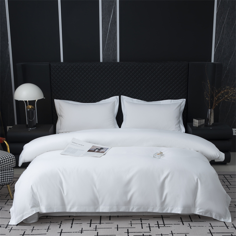 50% Bomuld 50% Polyester 300TC Stof Sengetøj Sæt Til Star Hotel