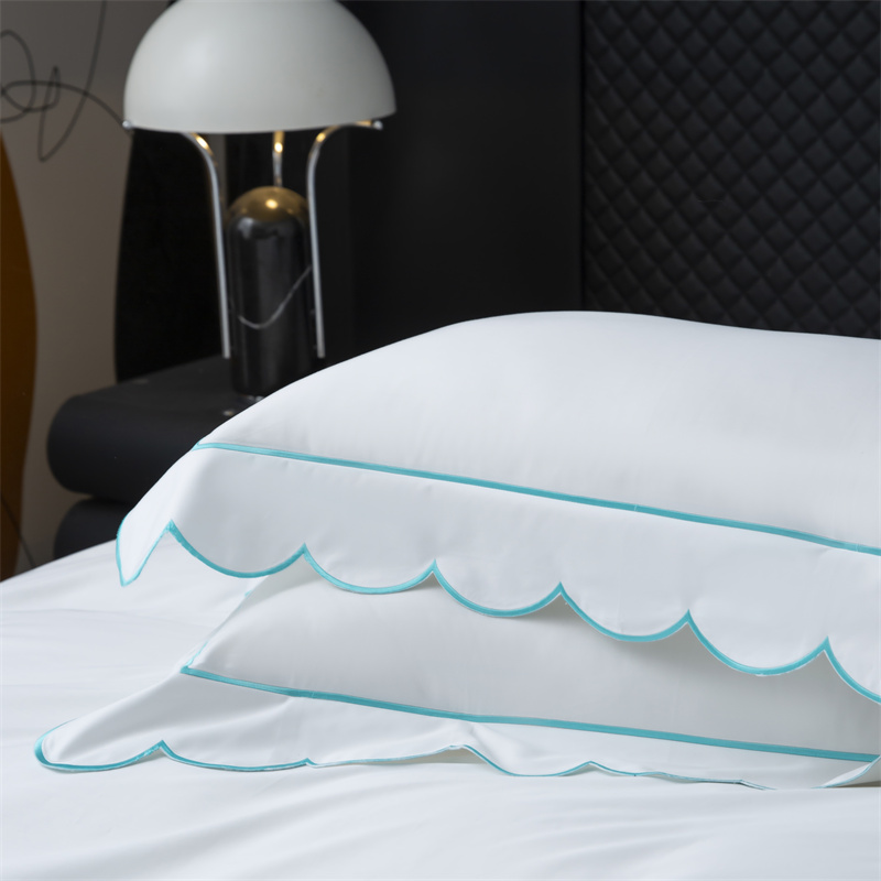 Nyt broderisnitdesign 400TC bomuldssatin sengetøjssæt Nyt broderisnitdesign 400TC bomuldssatin sengetøjssæt