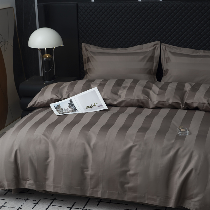 7 cm Satin Stripe 750TC Bomuld Satin Sengesæt 7 cm Satin Stripe 750TC Bomuld Satin Sengesæt