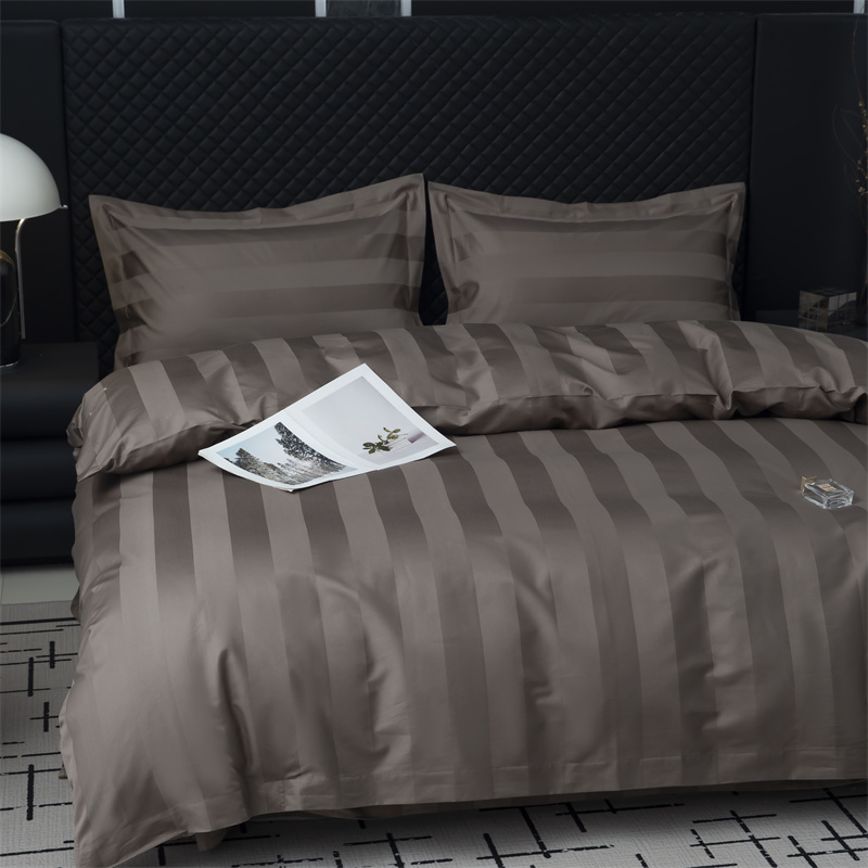 7 cm Satin Stripe 750TC Bomuld Satin Sengesæt 7 cm Satin Stripe 750TC Bomuld Satin Sengesæt