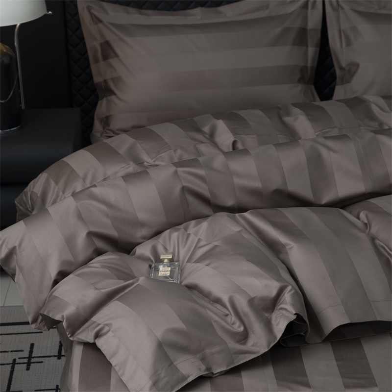 7 cm Satin Stripe 750TC Bomuld Satin Sengesæt 7 cm Satin Stripe 750TC Bomuld Satin Sengesæt