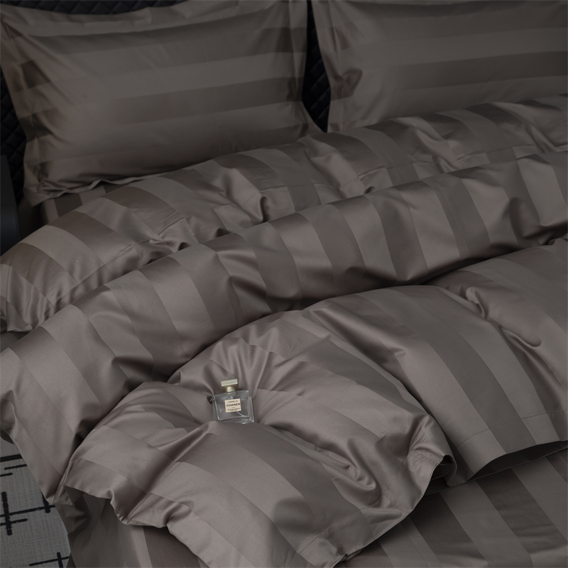 7 cm Satin Stripe 750TC Bomuld Satin Sengesæt 7 cm Satin Stripe 750TC Bomuld Satin Sengesæt