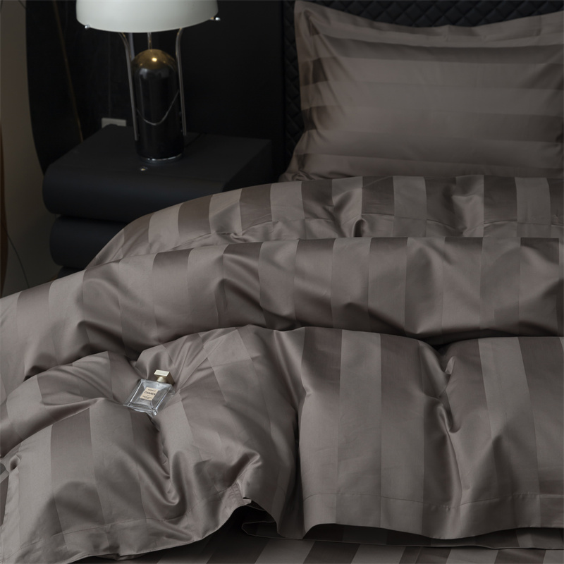 7 cm Satin Stripe 750TC Bomuld Satin Sengesæt 7 cm Satin Stripe 750TC Bomuld Satin Sengesæt