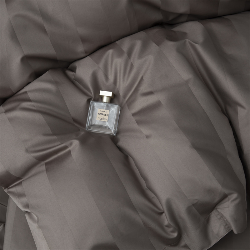 7 cm Satin Stripe 750TC Bomuld Satin Sengesæt 7 cm Satin Stripe 750TC Bomuld Satin Sengesæt