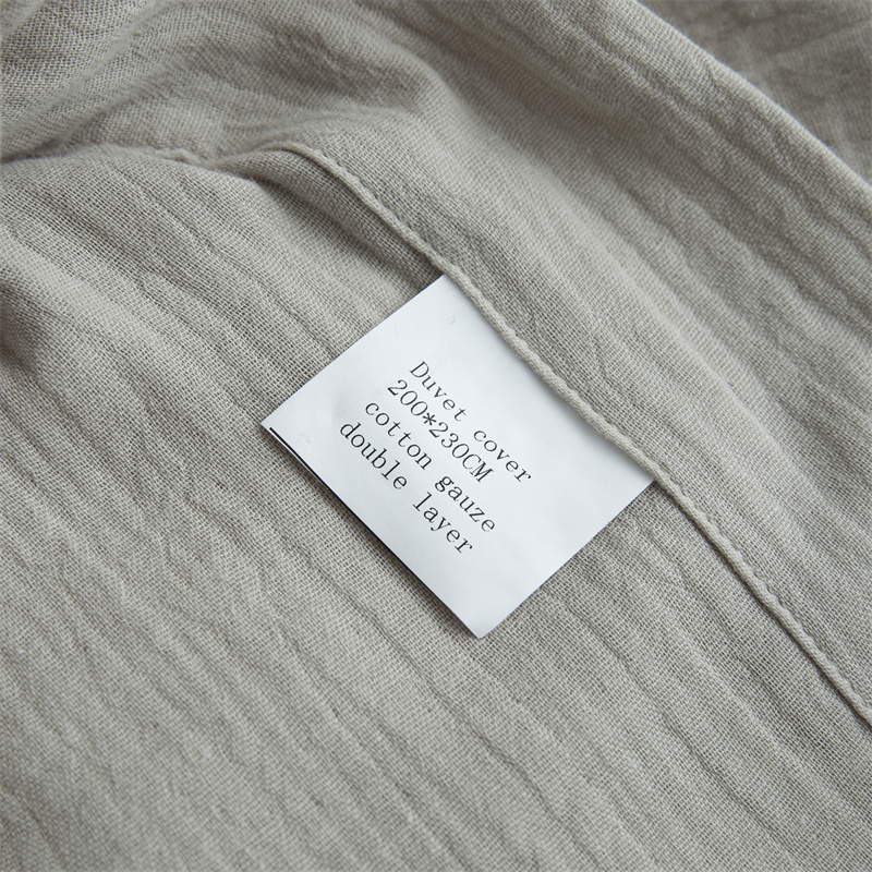 Dobbeltlags Gaze 100% Bomuldsstof Super blødt sengesæt Dobbeltlags Gaze 100% Bomuldsstof Super blødt sengesæt