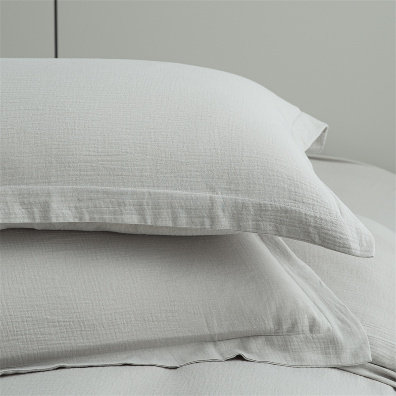 Dobbeltlags Gaze 100% Bomuldsstof Super blødt sengesæt Dobbeltlags Gaze 100% Bomuldsstof Super blødt sengesæt