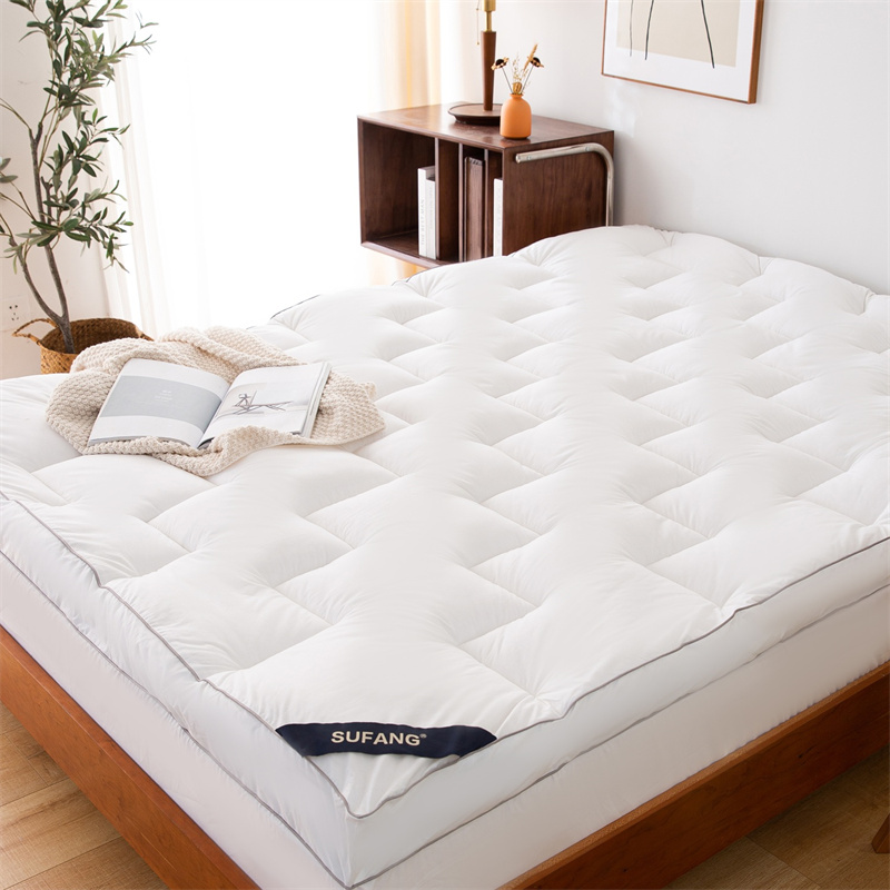 Queen Size Microfiber Fyldning Topmadras 5cm 7cm 10cm Højde Queen Size Microfiber Fyldning Topmadras 5cm 7cm 10cm Højde