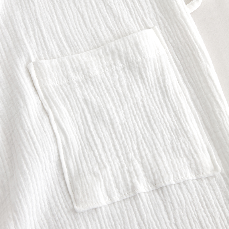 Dobbelt-lags Gaze Bomuld Stof Sjalkrave Hotel Badekåbe Dobbelt-lags Gaze Bomuld Stof Sjalkrave Hotel Badekåbe