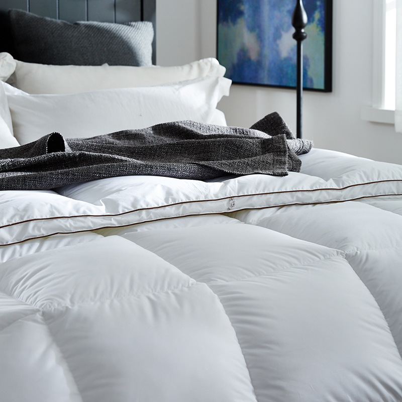 Andedun Varm Blød Dyne Med Piping 100% Bomuld Andedun Varm Blød Dyne Med Piping 100% Bomuld