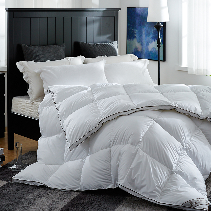 Andedun Varm Blød Dyne Med Piping 100% Bomuld Andedun Varm Blød Dyne Med Piping 100% Bomuld