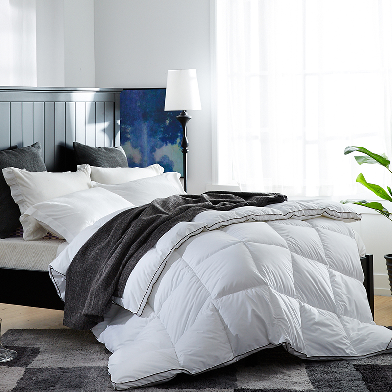 Andedun Varm Blød Dyne Med Piping 100% Bomuld Andedun Varm Blød Dyne Med Piping 100% Bomuld