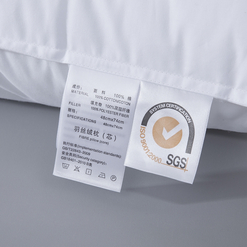 Polyester Silence Stof Mikrofiber fyldepude til hotel Polyester Silence Stof Mikrofiber fyldepude til hotel